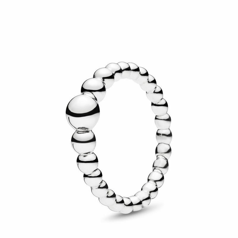 Pandora Australia StStackable Ring of Beads Stackable Ring - Sterling Silver | MBFONH439